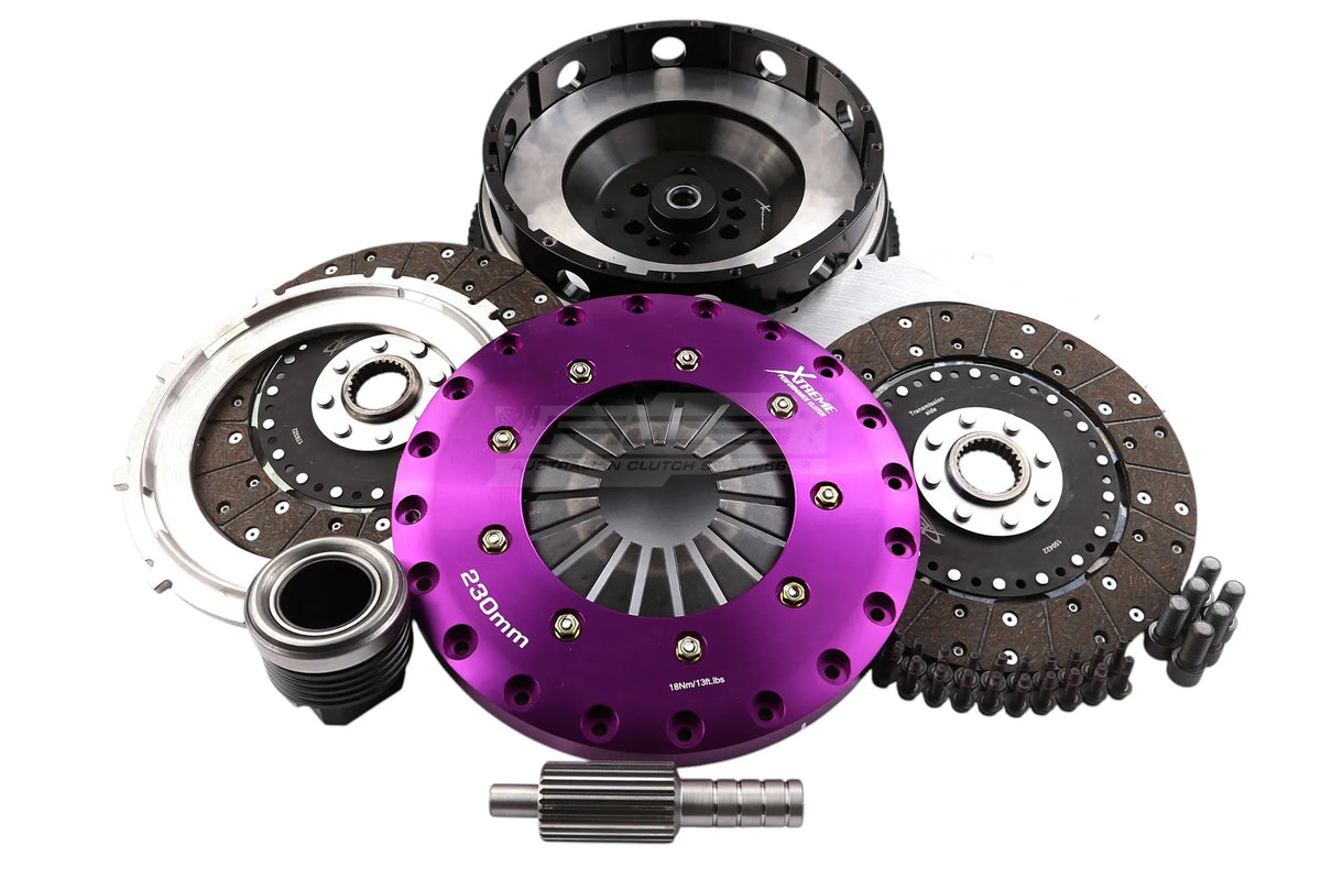 BMW 2-Series / 3-Series / 4-Series F22/F87/F30/F80 N55/S55 Xtreme Performance 230mm Organic Twin Plate Clutch Kit Incl F