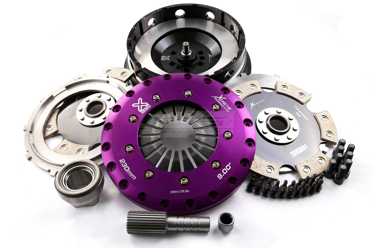 BMW 1-Series / 3-Series / Z4 E82/E88/E90/E91 N54 Xtreme Performance 230mm Rigid Ceramic Twin Plate Clutch Kit Incl Flywh