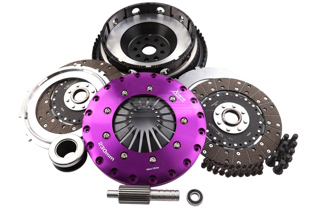 BMW 3-Series E90/E92/E93 S65 Xtreme Performance Conversion Clutch Kit Inc SMF 230mm Twin Solid Organic