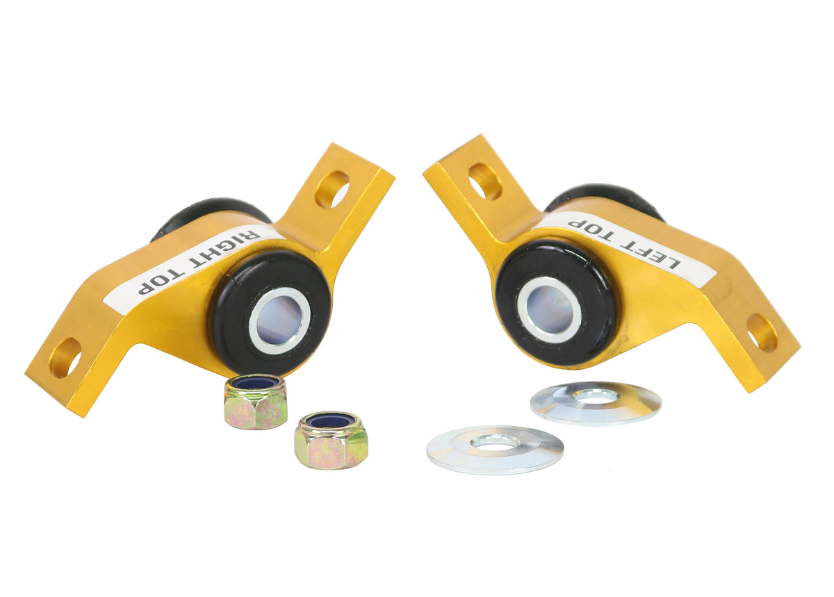 Subaru Impreza / Legacy / Liberty GC/GF/BC/BJ Whiteline Front Lower Inner Rear Bushings Offset Caster & Anti Lift (KCA31