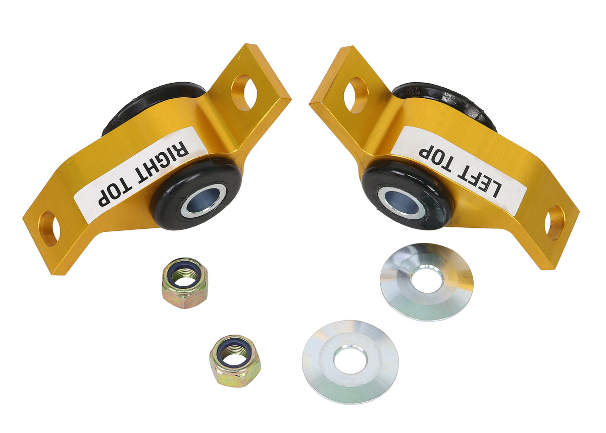 Subaru Impreza / Legacy / Liberty GC/GF/BC/BJ Whiteline Front Lower Inner Rear Bushings Offset Caster & Anti Lift (KCA31