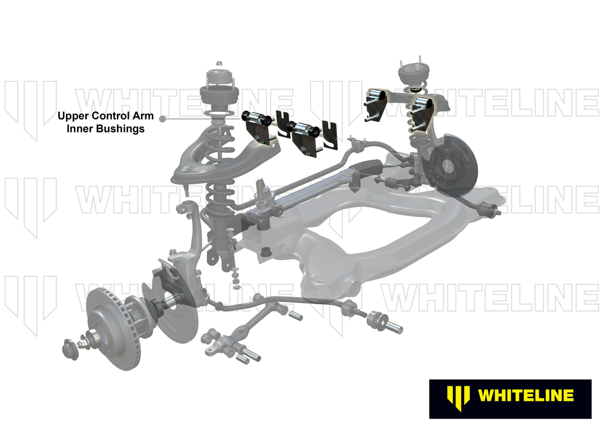 Infiniti Q45 / Nissan 300ZX / Nissan Infiniti G50/Z32/Q45/R32 Whiteline Front Upper Control Arm Bushing Double Offset Ca