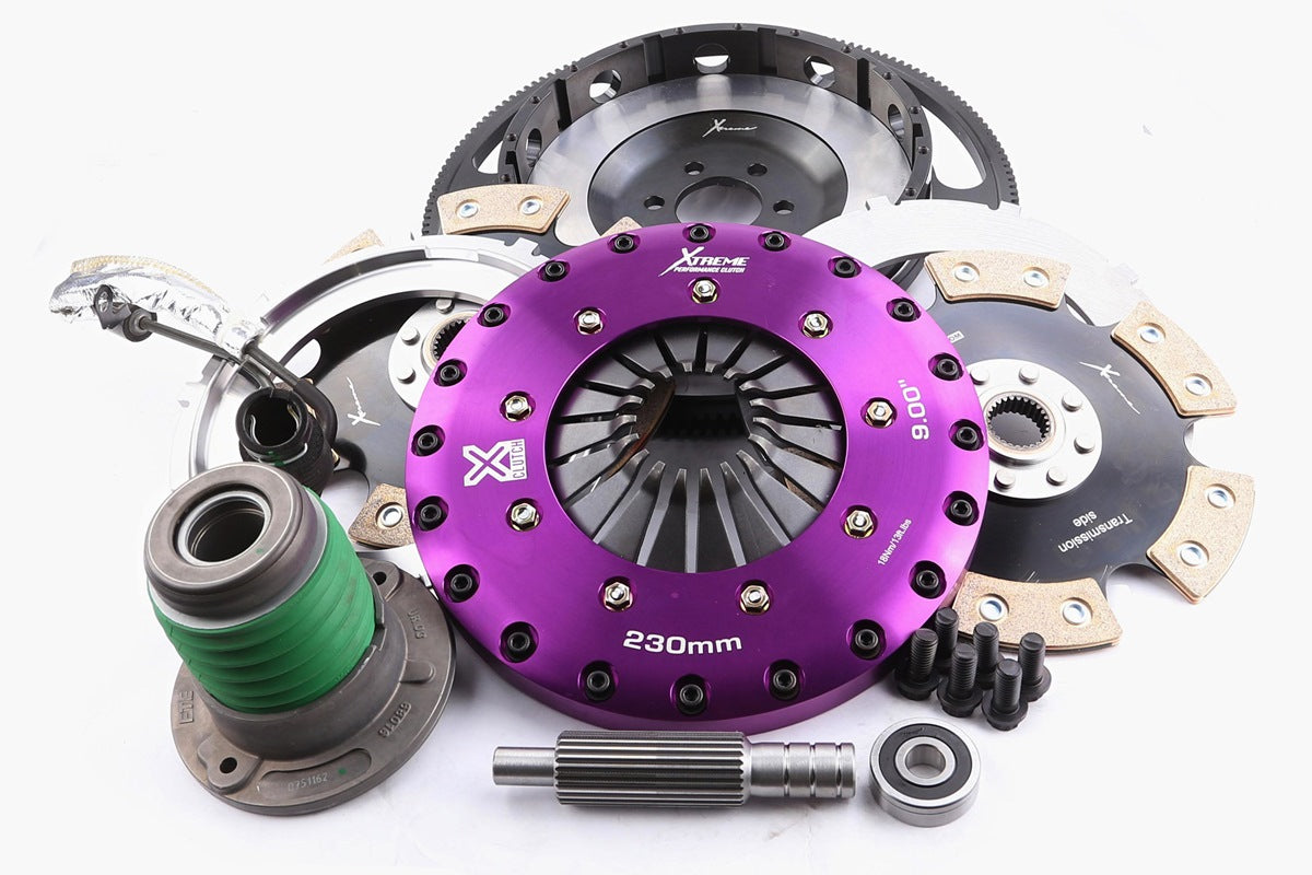 Chevrolet Corvette C6 LS7 Xtreme Performance 230mm Rigid Ceramic Twin Plate Clutch Kit Incl Flywheel & CSC 1800Nm