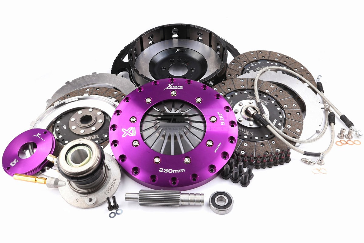 Chevrolet Corvette C6 LS7 Xtreme Performance 230mm Organic Triple Plate Clutch Kit Incl Flywheel & CSC
