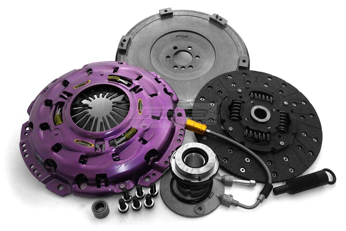 Chevrolet Corvette C5 LS1 Clutch Kit Xtreme Performance Heavy Duty Organic Incl Flywheel & CSC 890Nm