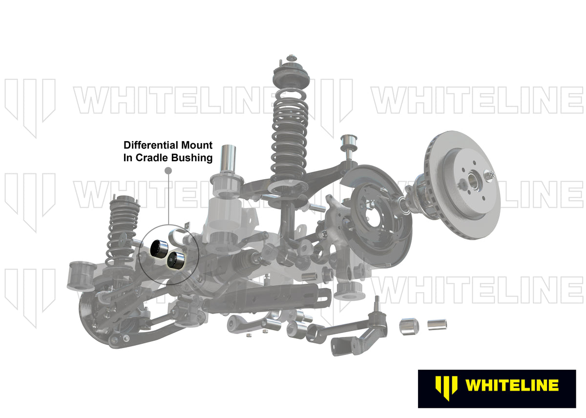 Mitsubishi Lancer EVO 10 Whiteline Rear Differential Mount Bushing Kit