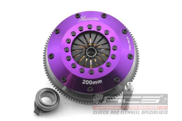 Mazda 323 Xtreme Performance 200mm Rigid Ceramic Twin Plate Clutch Kit Incl Flywheel 1200Nm