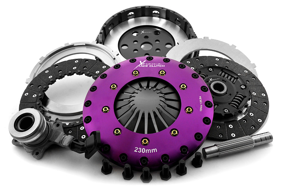 Ford Focus / Mondeo / S-MAX 2.0 ST R9DA/R9DB/R9DC Xtreme Performance 230mm Sprung hub Organic Twin Plate Clutch Kit Incl