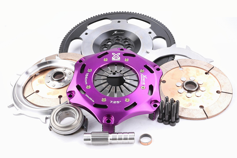 Honda K20 Xtreme Performance 184mm Rigid Ceramic Twin Plate Clutch Kit Incl Flywheel 1220Nm-2