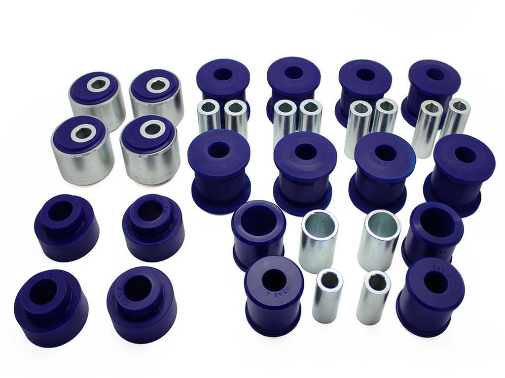 Nissan Patrol Y60/GQ/Y61/GU SuperPro Trailing Arm & Panhard Rod Bush Kit With Castor Correction