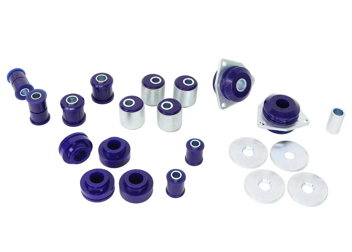 Land Rover Defender L316 SuperPro Front & Rear Radius Arms & Panhard Rod Bush Kit - Caster Correction