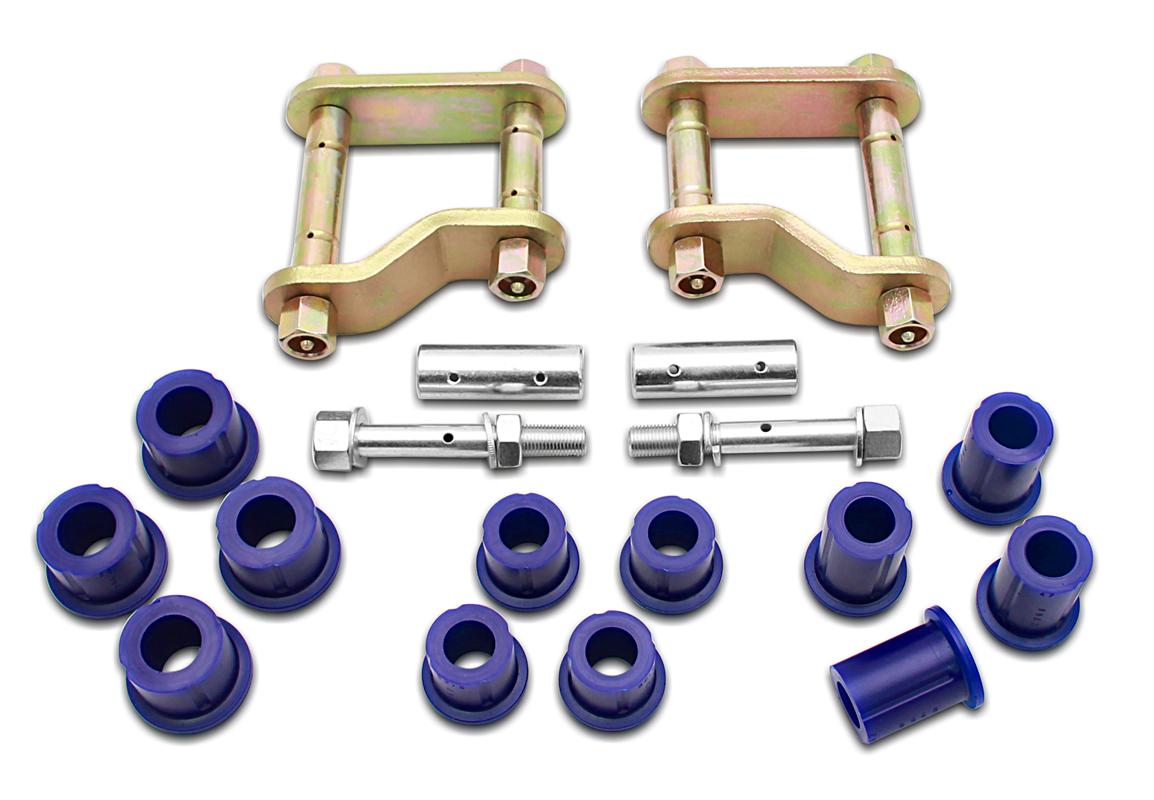 Nissan Navara D40 SuperPro Greasable Shackle and Bush Kit