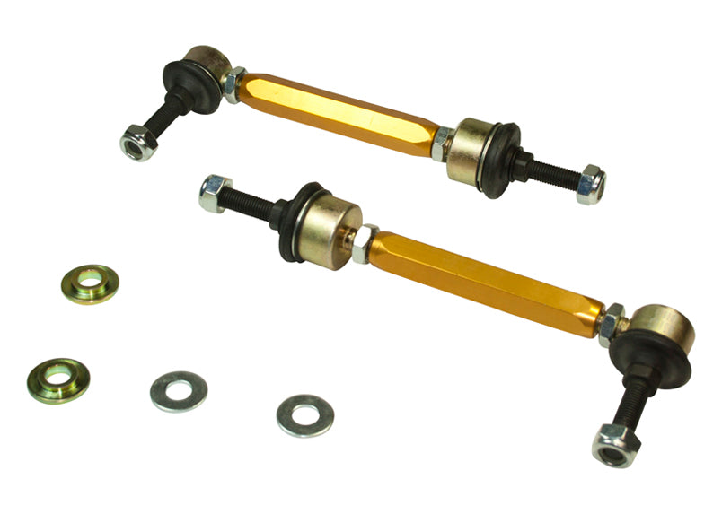 Ford Maverick / Nissan Patrol DA/GQ Whiteline Sway Bar Link Kit H/duty Adj Steel Ball (Pair)