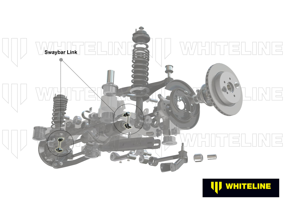 Subaru BRZ / Subaru Forester / Subaru Impreza ZC6/ZD8/SH/SJ Whiteline Rear Adjustable Anti Roll Bar Links (Pair) (KLC231