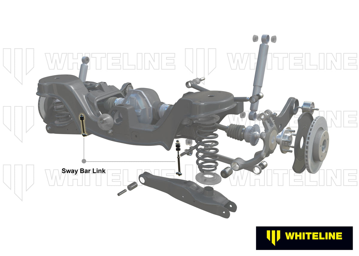 Audi, Seat, Skoda and Volkswagen PQ35 Fwd/Awd Whiteline Rear Adjustable Anti Roll Bar Links 110-135mm (Pair)