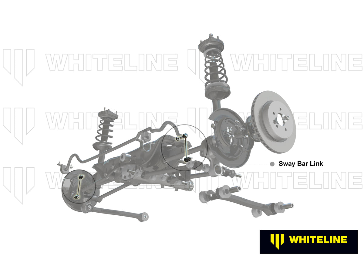 Subaru Forester / Impreza / Legacy SF/GC/GF/WRX Whiteline Rear Anti Roll Bar Links (Pair) (KLC26)