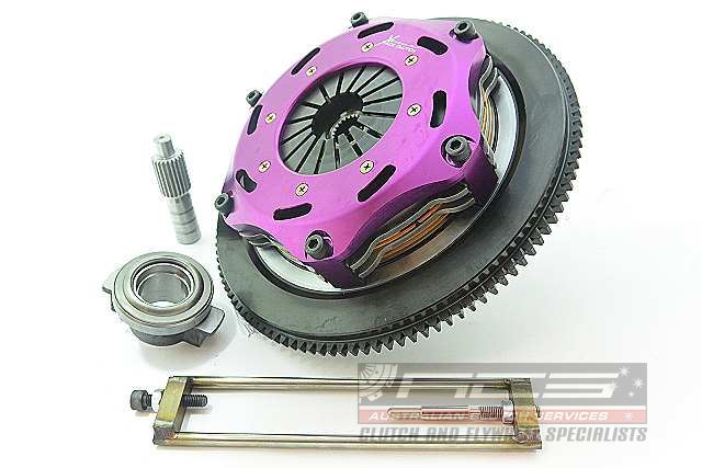 Mitsubishi Lancer Xtreme Performance 184mm Rigid Ceramic Twin Plate Clutch Kit Incl Flywheel 1220Nm