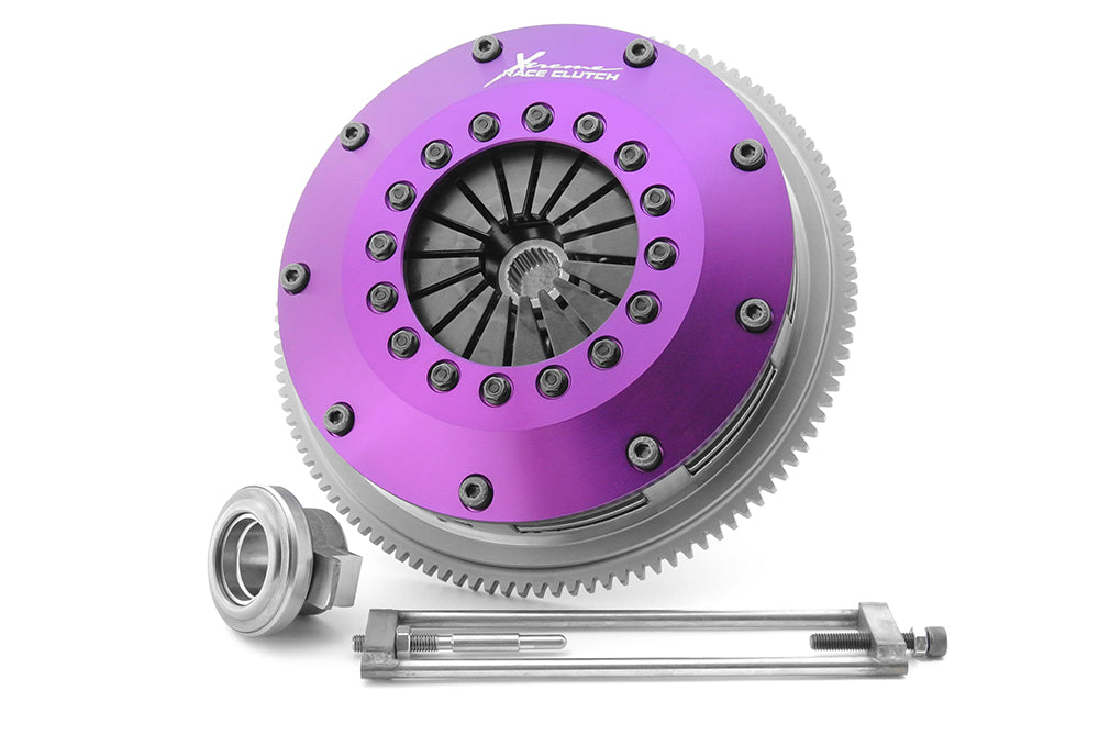 Mitsubishi Lancer 4B11-T/C Xtreme Performance 200mm Sprung Ceramic Twin Plate Clutch Kit Incl Flywheel 1200Nm