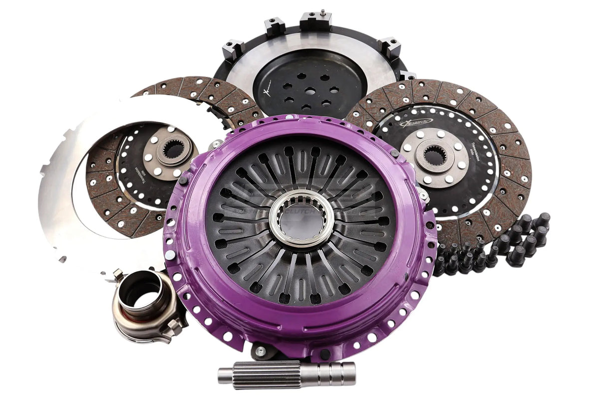 Mitsubishi Lancer Xtreme Performance 230mm Organic Twin Plate Clutch Kit Incl Flywheel 1200Nm