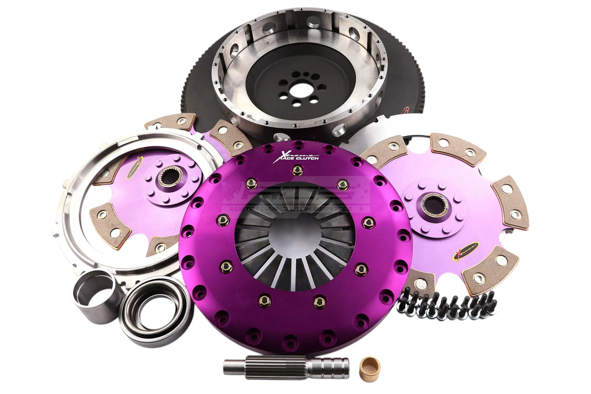 Nissan Patrol Y61 TD42 Xtreme Performance 230mm Rigid Ceramic Twin Plate Clutch Kit Incl Flywheel 1800Nm