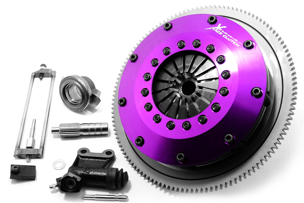 Subaru Impreza / WRX GK8) EJ205/EJ207/EJ257 Xtreme Performance 200mm Rigid Ceramic Twin Plate Clutch Kit Incl Flywheel 1