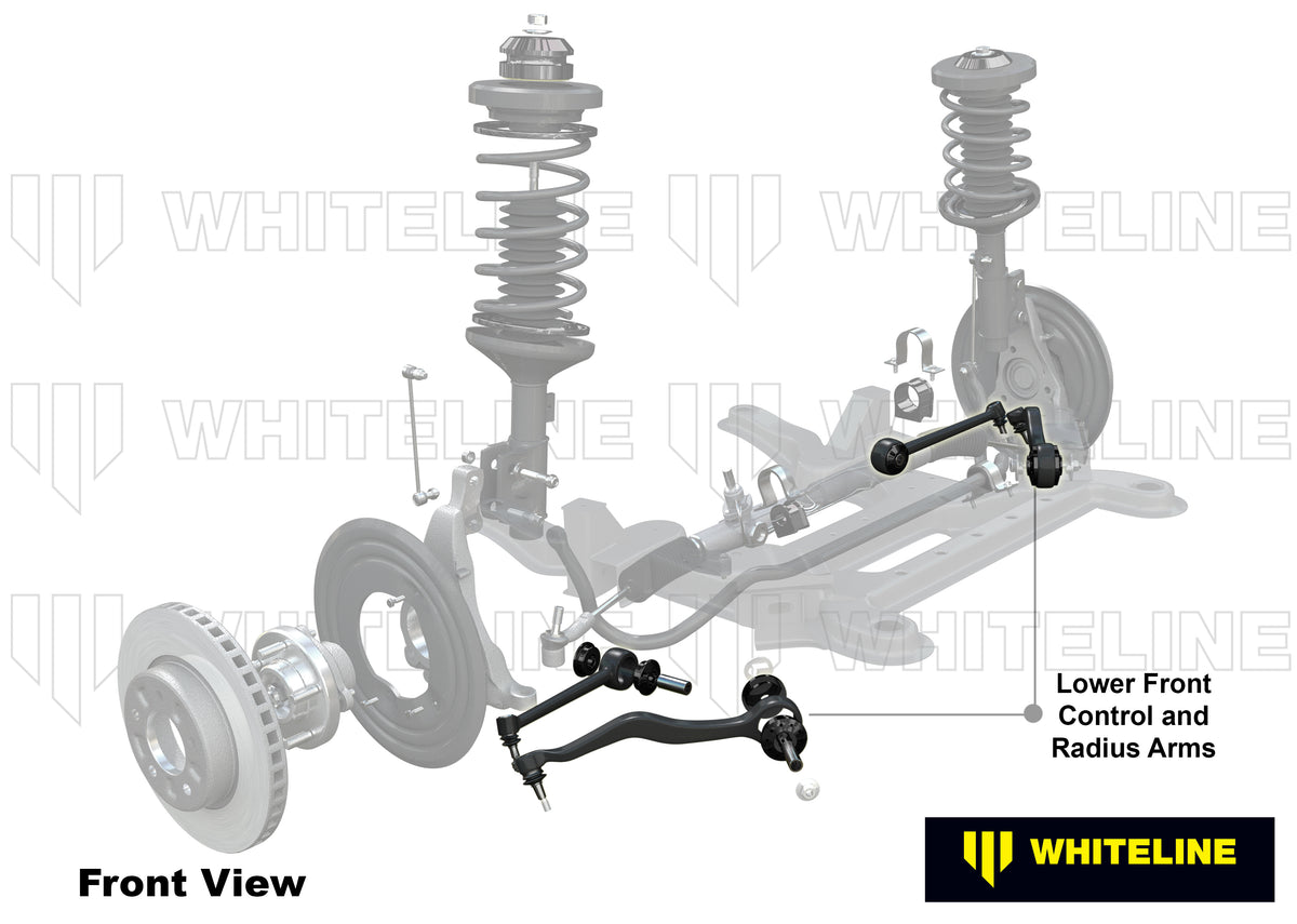 BMW 1 Series / 3 Series / X1 E81/E82/E87/E88 Whiteline Front Control and Strut Tension Arm Assembly