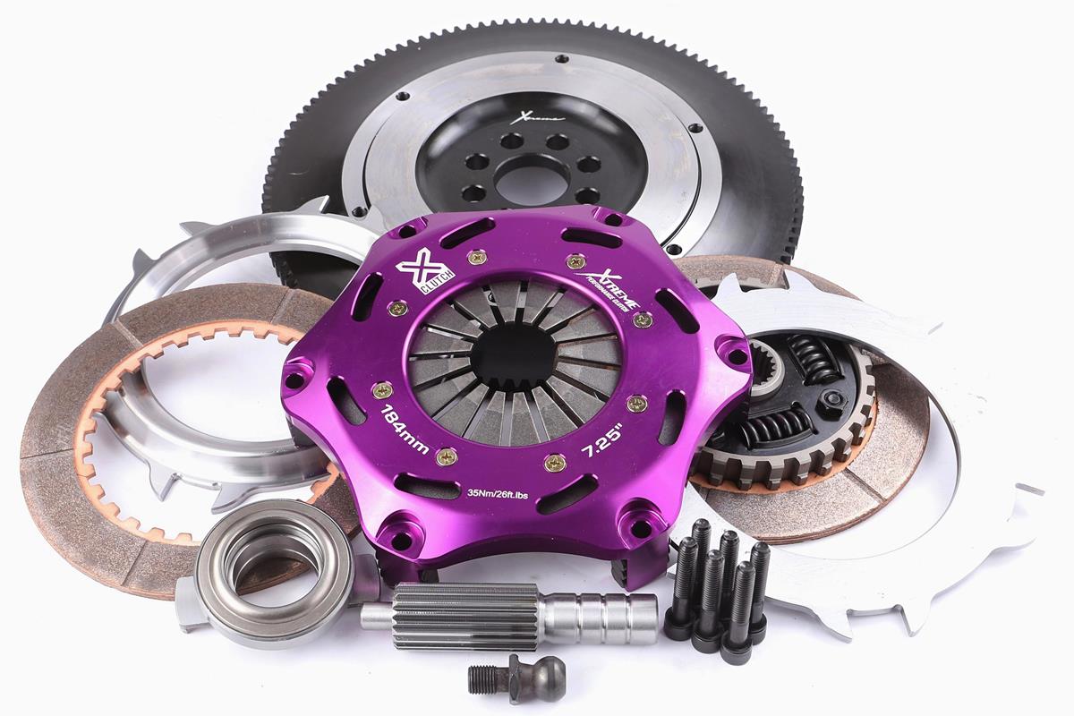 Toyota Caldina / Celica / MR2 T21/Gen. II 3S-GTE/3S-GE Xtreme Performance 184mm Sprung Ceramic Twin Plate Clutch Kit Inc
