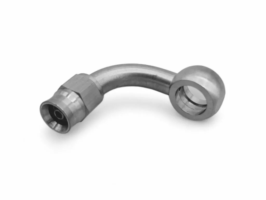 M10 Eye Banjo to AN3 Female 90 Degree