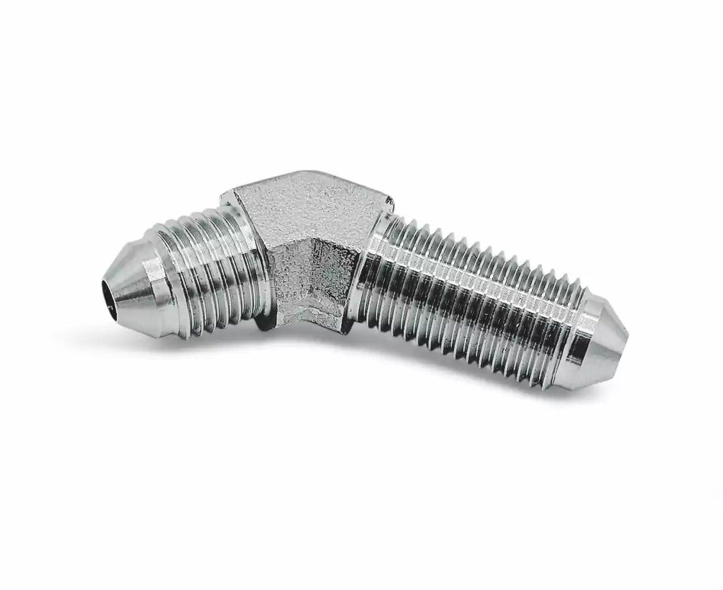 AN3 Male Bulkhead 45 Degree