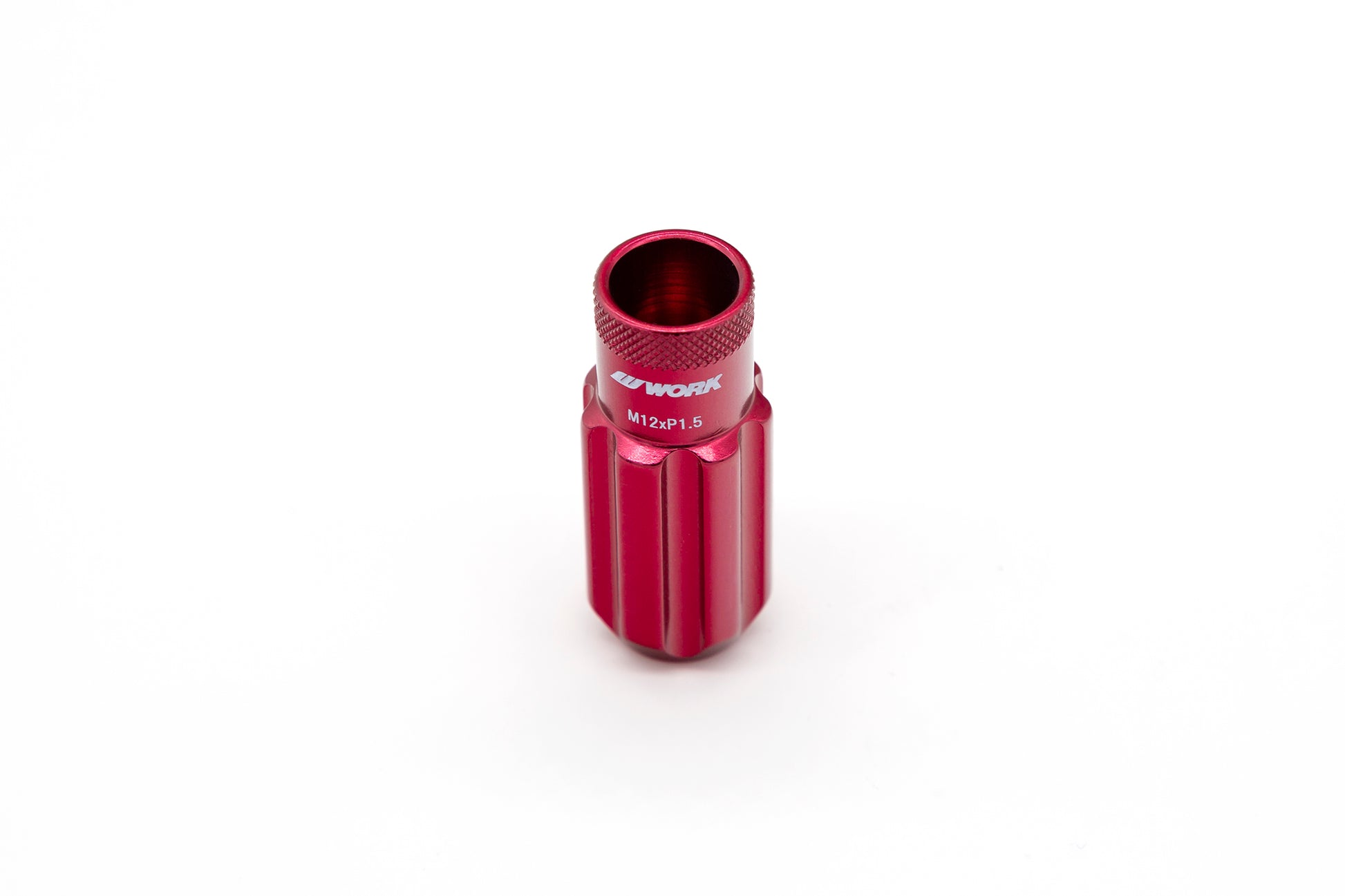 Work Wheels Japan M12x1.5 Aluminium Locking Wheel Nuts Set Racing Nut Red-2
