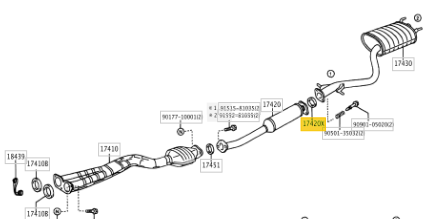 1G-FE IS200 Exhaust Gasket-2