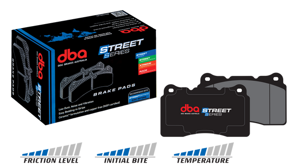 DBA Brake Pads Street Series Ceramic | Front Axle for Brembo Calipers