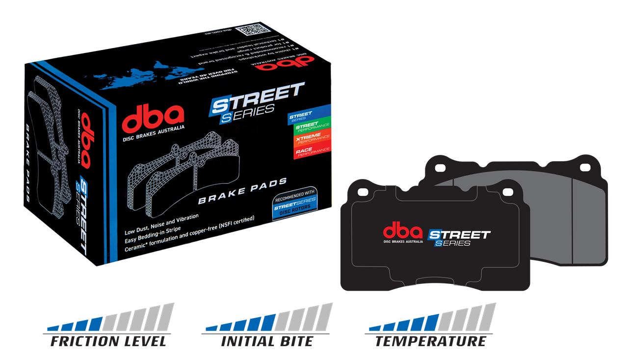 DBA Brake Pads Street Series 350Z/Skyline R32/33/34/V35 Stagea/Integra | Front Axle for Brembo Calipers