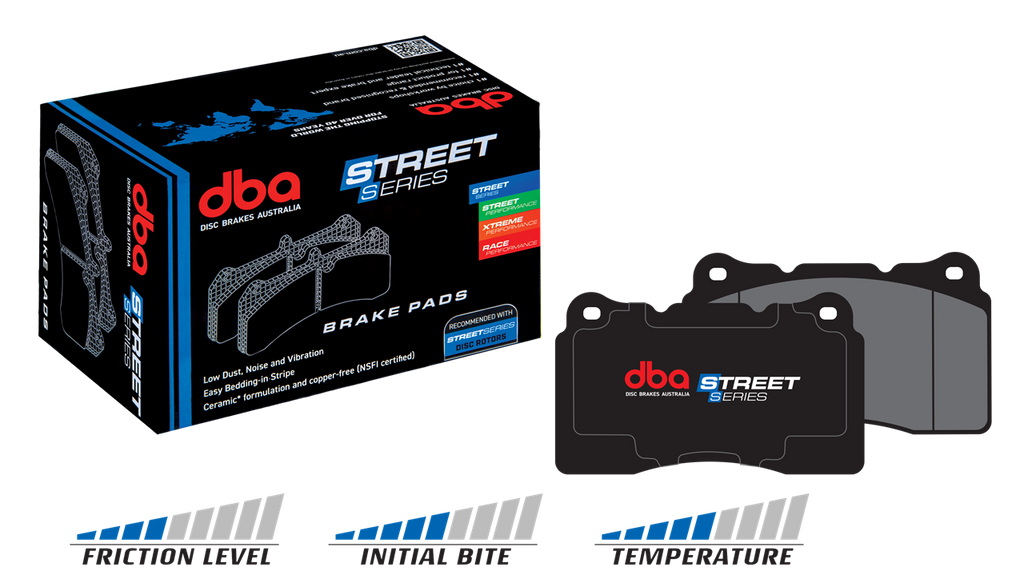 DBA Brake Pads Street Series Ceramic | Front Axle for Brembo Calipers