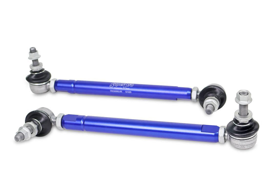 SuperPro Anti Roll Bar Link Kit - Heavy Duty Adjustable - Front 254–305mm