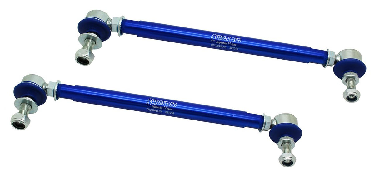 SuperPro Anti Roll Bar Link Kit - Heavy Duty Adjustable (TRC10245)
