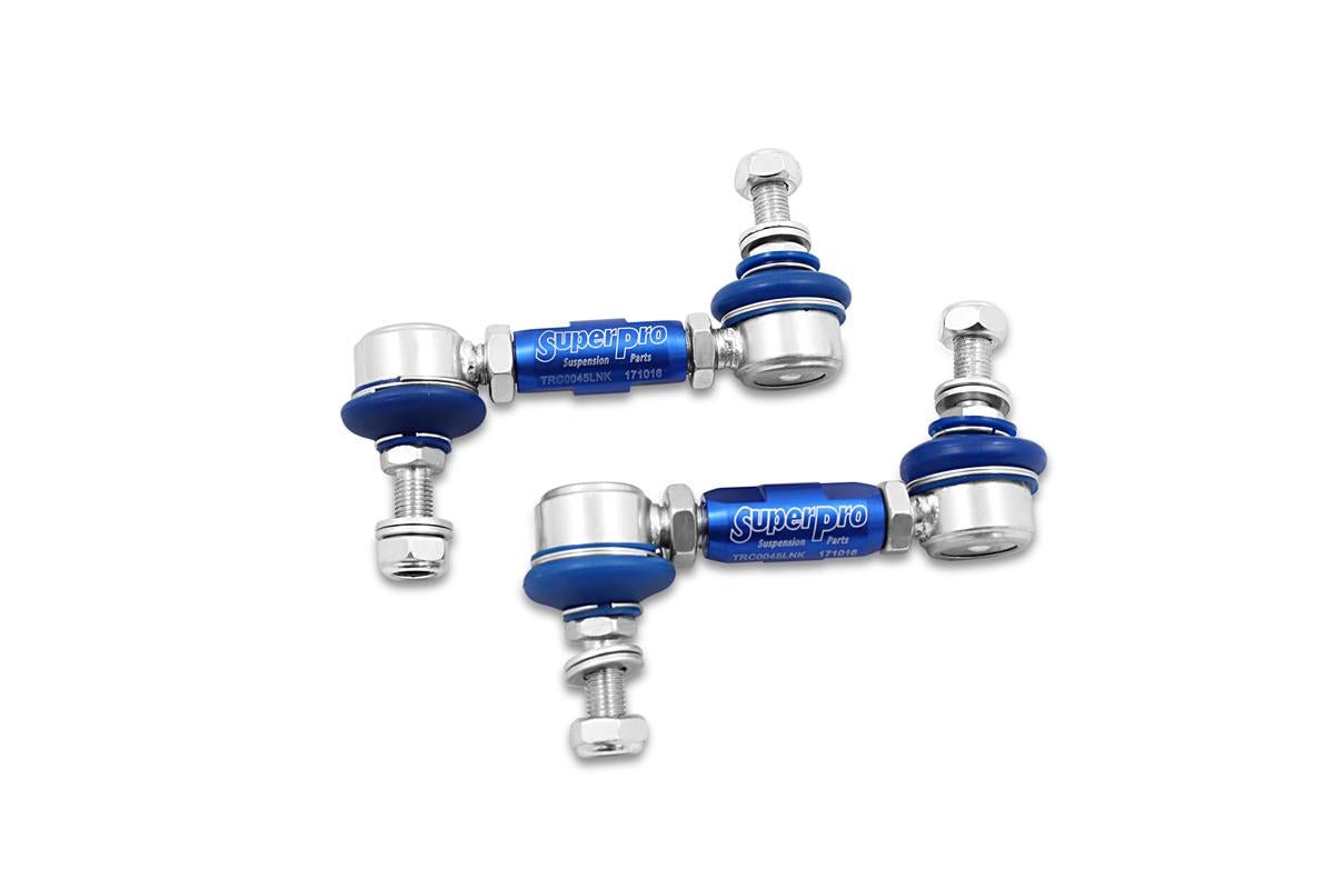 SuperPro Anti Roll Bar Link Kit - Heavy Duty Adjustable (TRC1045)