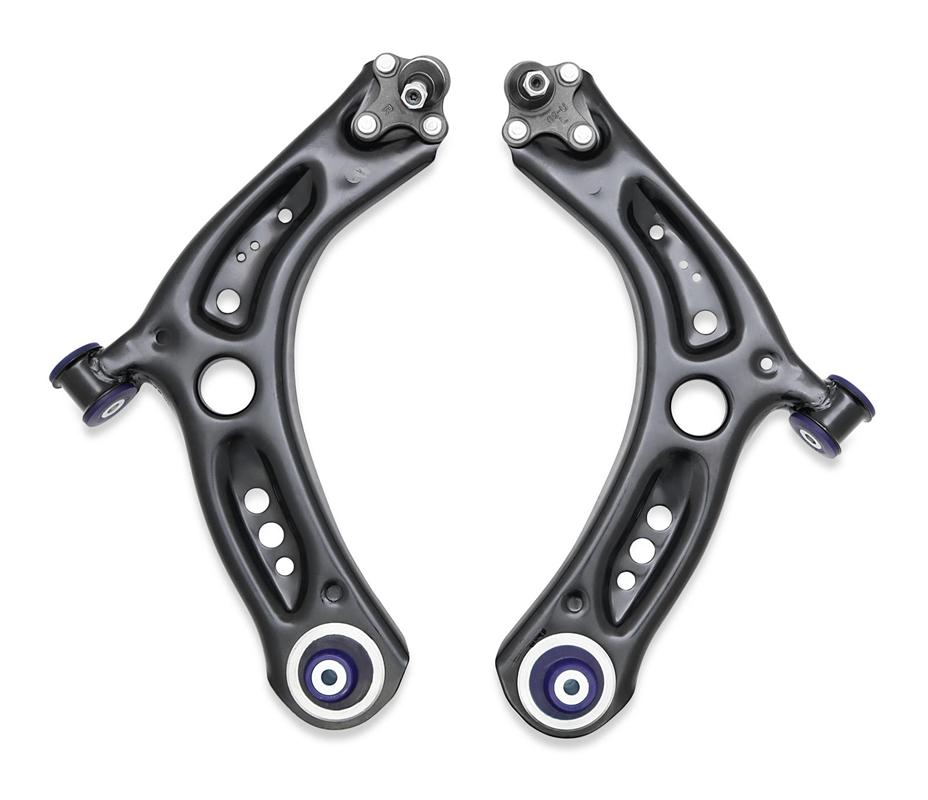 VW / Audi / Seat / Skoda SuperPro Front Lower Offset Control Arm Kit including Ball Joints