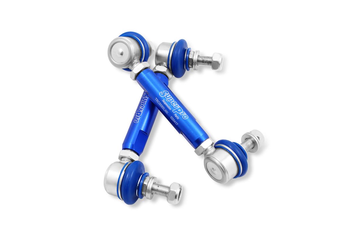 SuperPro Anti Roll Bar Link Kit - Heavy Duty Adjustable (TRC1085)