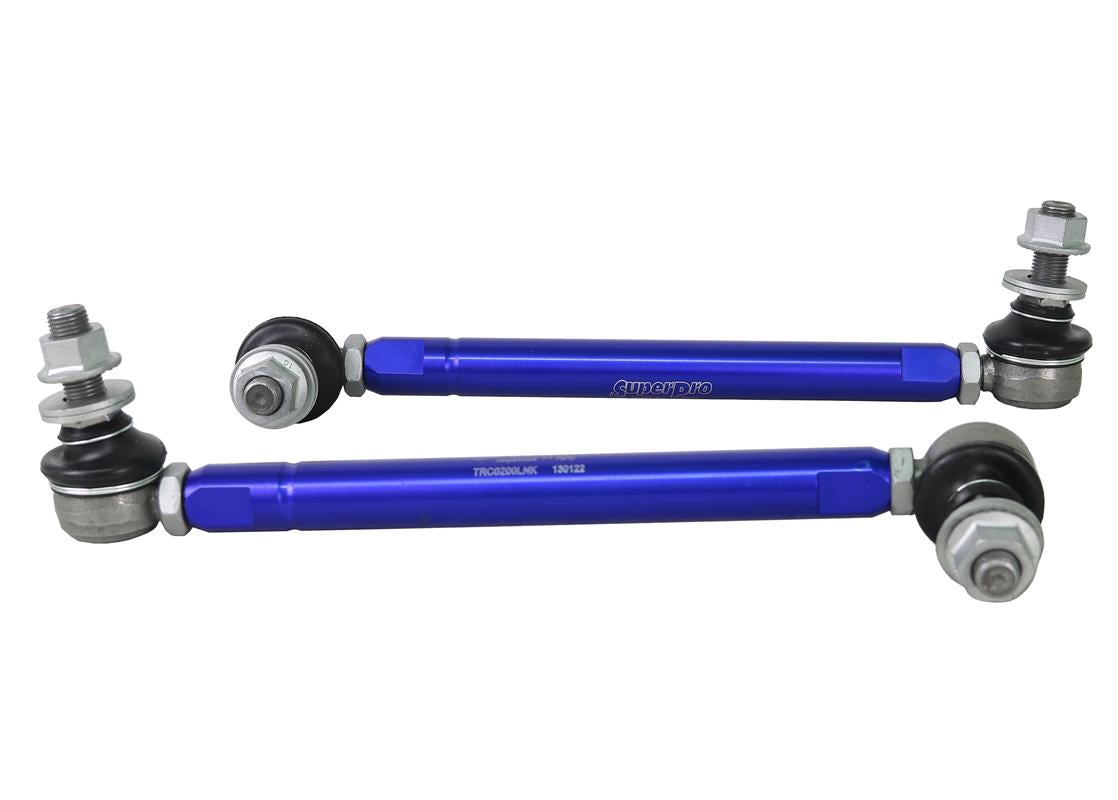 SuperPro Anti Roll Bar Link Kit - Heavy Duty Adjustable (TRC12200)