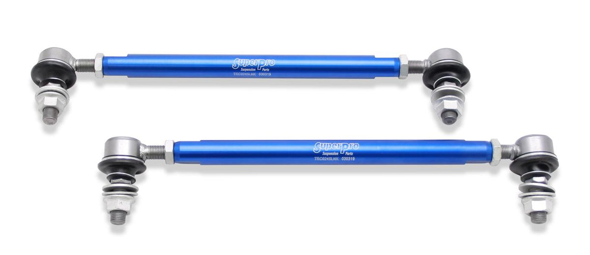 SuperPro Anti Roll Bar Link Kit - Heavy Duty Adjustable (TRC12245)