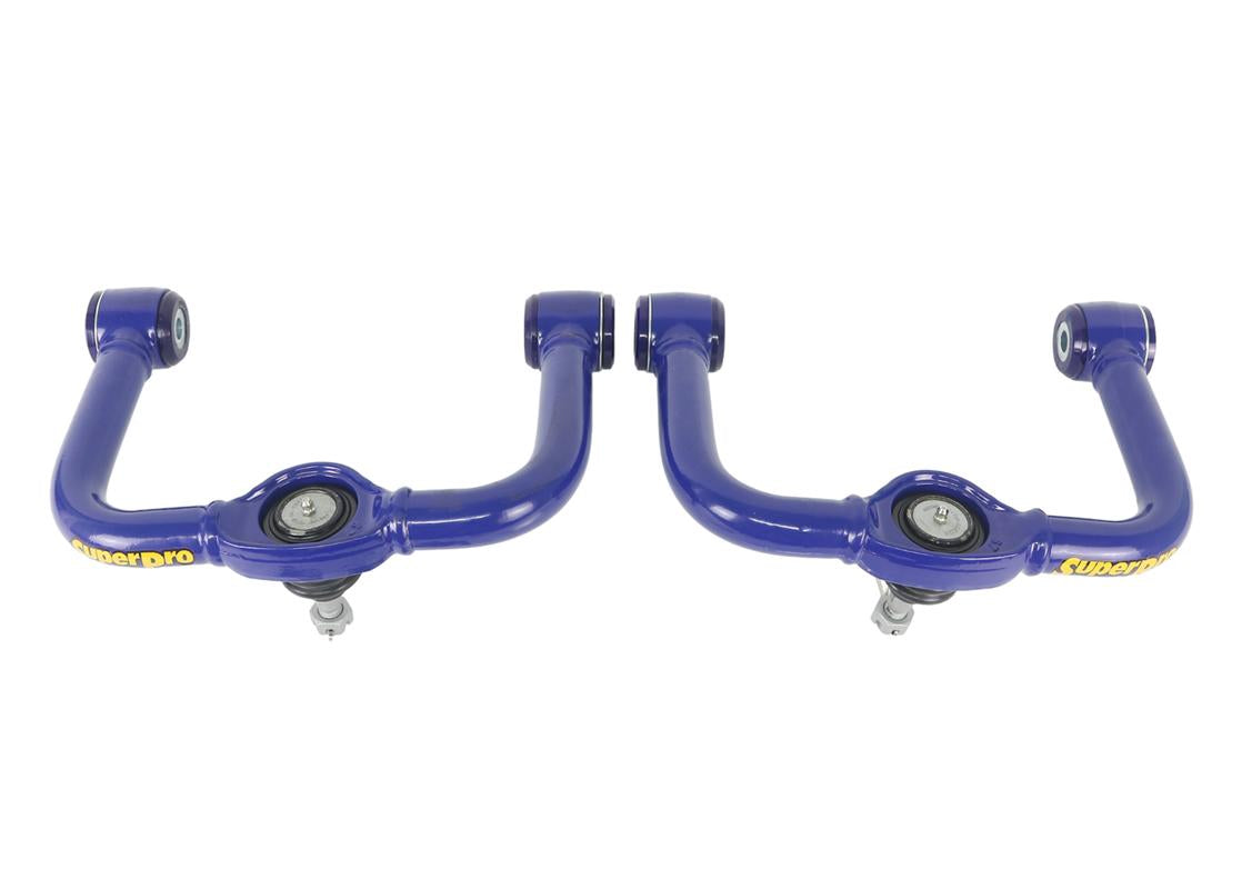 Nissan Navara / Navara NP300 / Pathfinder D40/D23/NP300/R51 SuperPro Front Fixed Offset Upper Control Arm Kit including Ball Joints