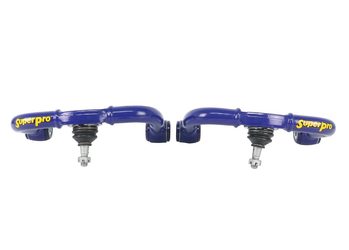 Nissan Navara / Navara NP300 / Pathfinder D40/D23/NP300/R51 SuperPro Front Fixed Offset Upper Control Arm Kit including Ball Joints