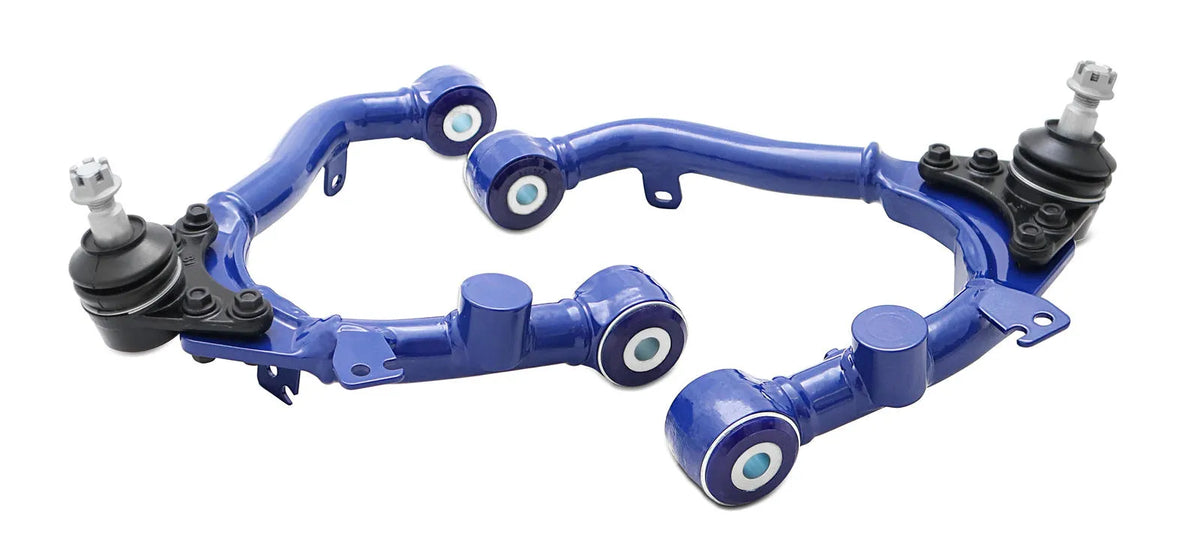 Holden / Isuzu / LDV SuperPro Front Fixed Offset Upper Control Arm Kit including Ball Joints