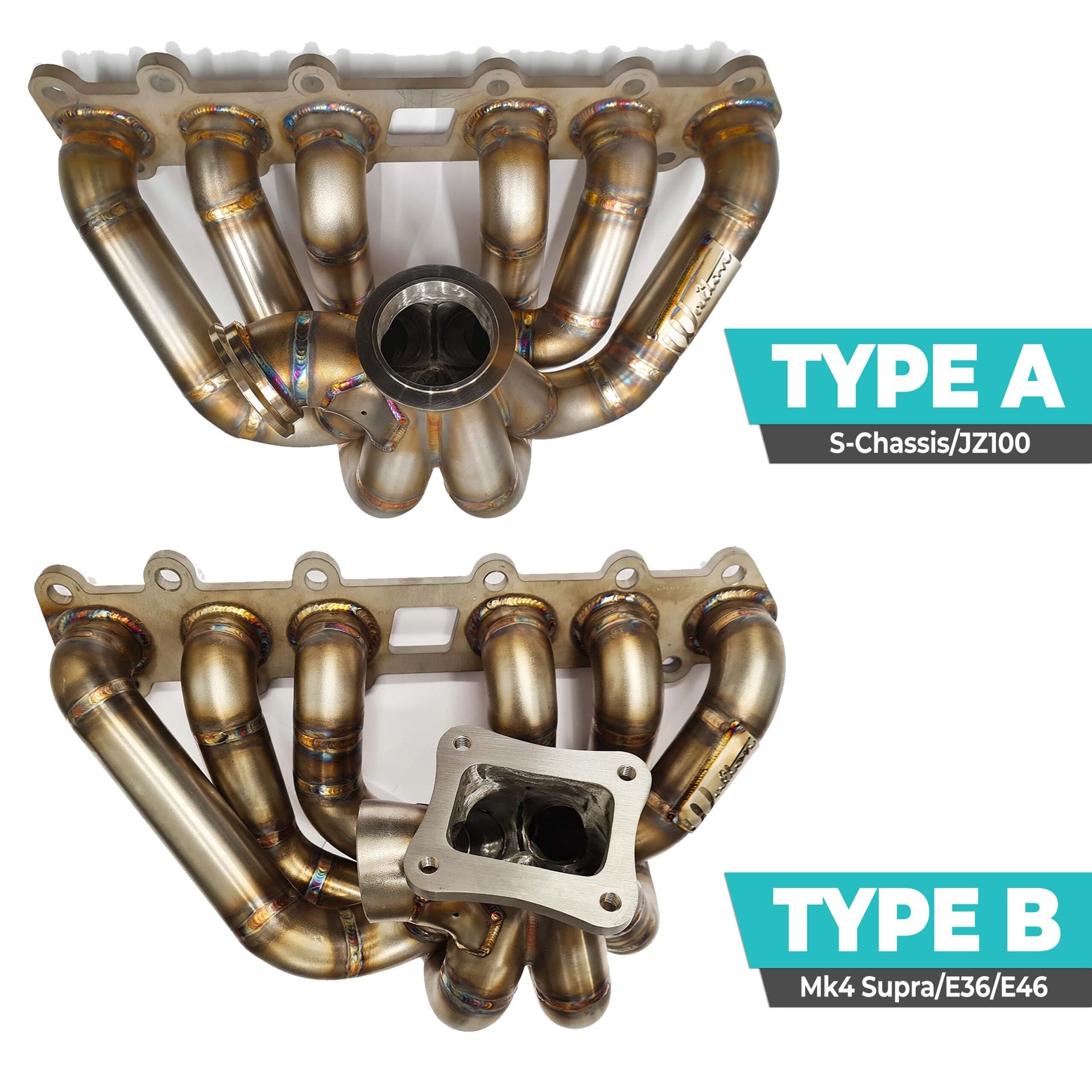 Walton 2JZ-GTE Top Mount Manifold Type B JZA80/E36/E46