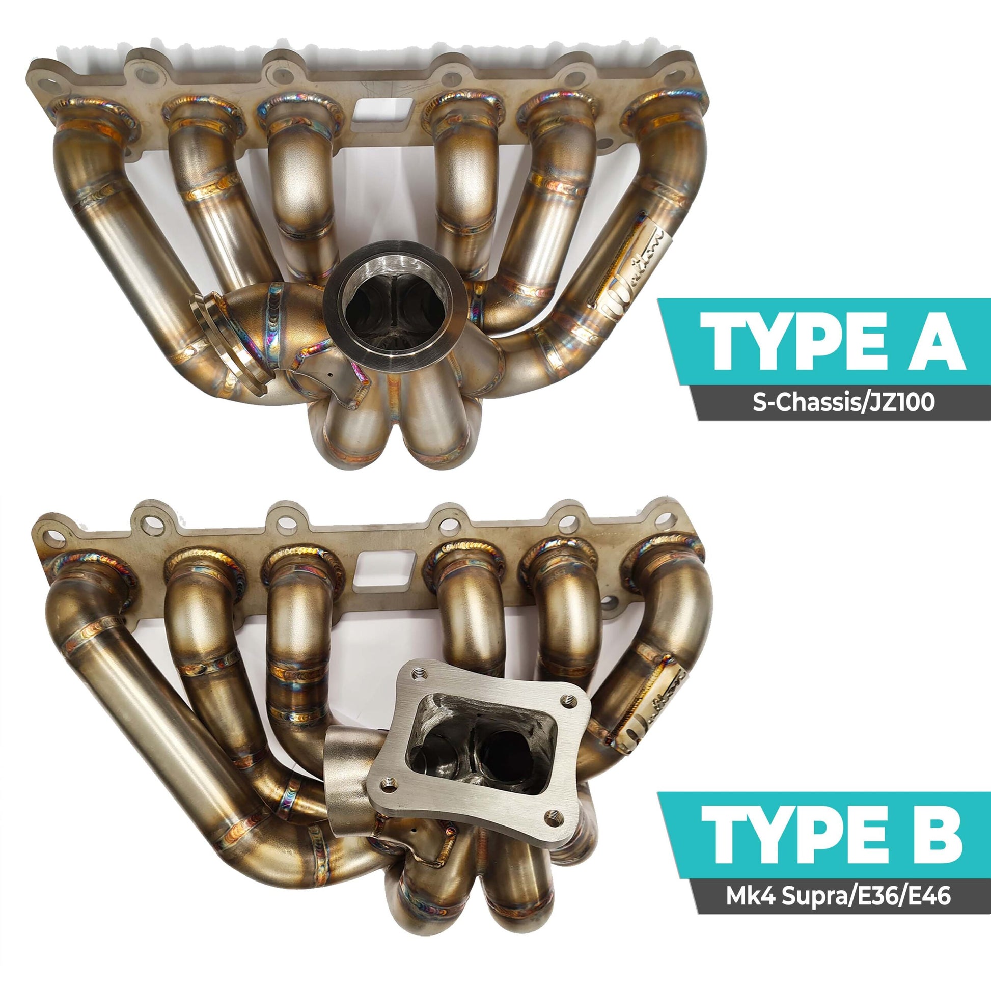 Walton 2JZ-GTE Top Mount Manifold Type B JZA80/E36/E46-2