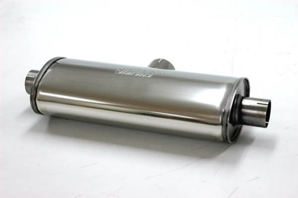 3" (76mm)-> 2x 2.5" (63mm) Duplex Silencer L=500mm S/S