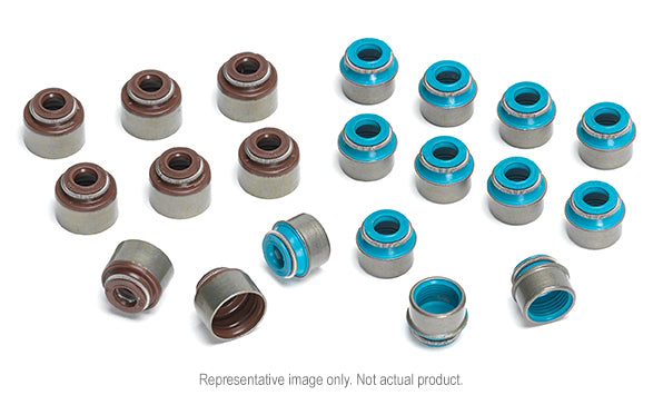 Supertech 6mm EXHAUST Valve Seals Nissan - RB20/RB25/RB26/VG30/VQ35/VQ37/VR38 (Set of 12)