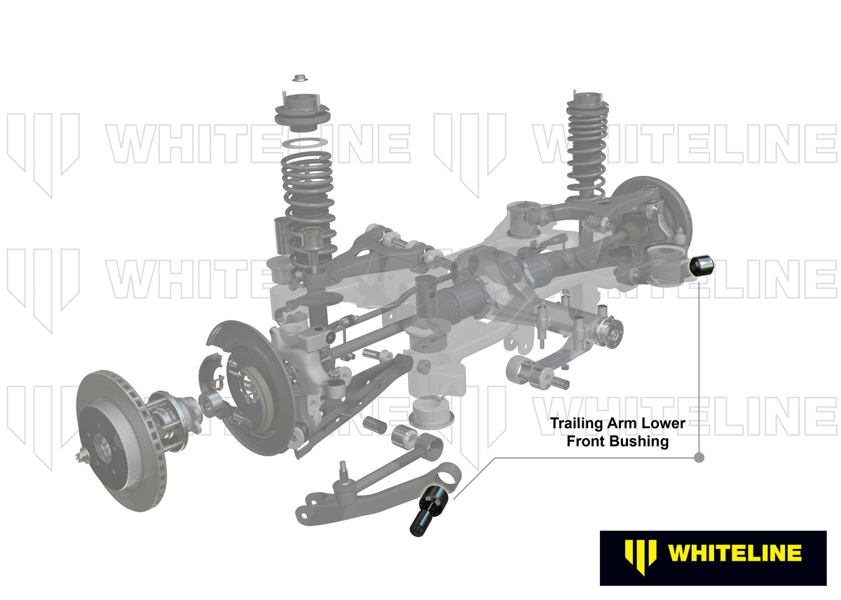 Subaru Forester / Impreza / Legacy SH/GE/GH/GR Whiteline Rear Trailing Arm Lower Front Bushing Kit