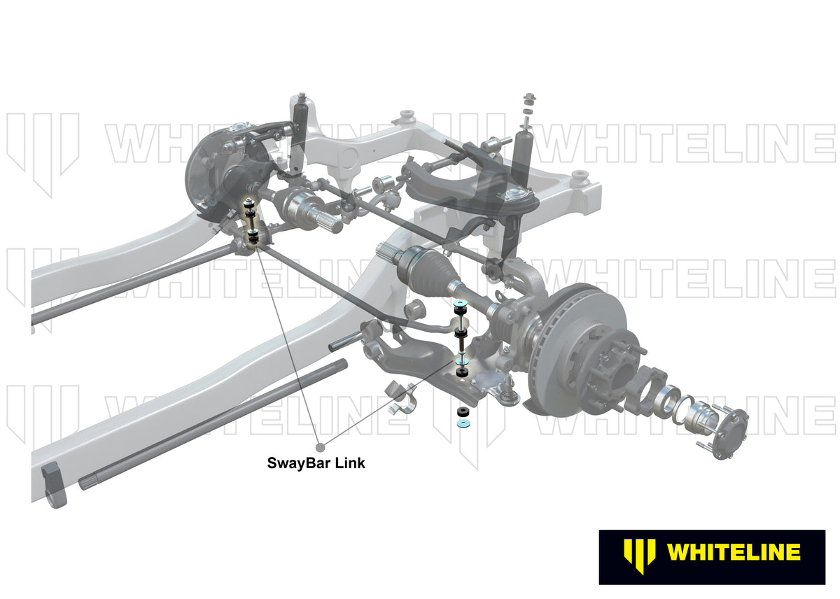 Toyota 4 RUNNER / Hilux Surf / Land Cruiser Prado N130/N180/N185/90 Whiteline Anti Roll Bar Links (Pair)